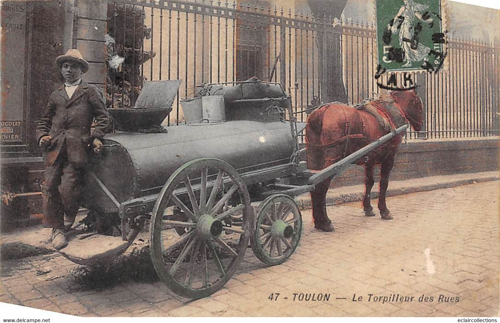 Toulon          83         Le Torpilleur Des Rues ..   Couleur    N°47.   (voir Scan) - Toulon