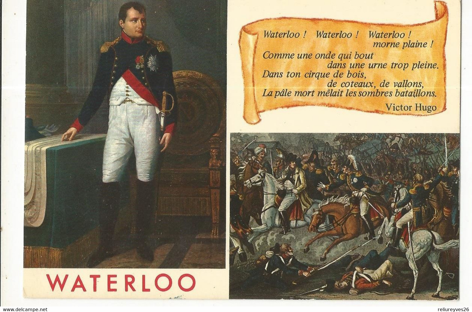 CPSM, Th. Hist. N°0152 , Waterloo ,Ed. Demol - Historia