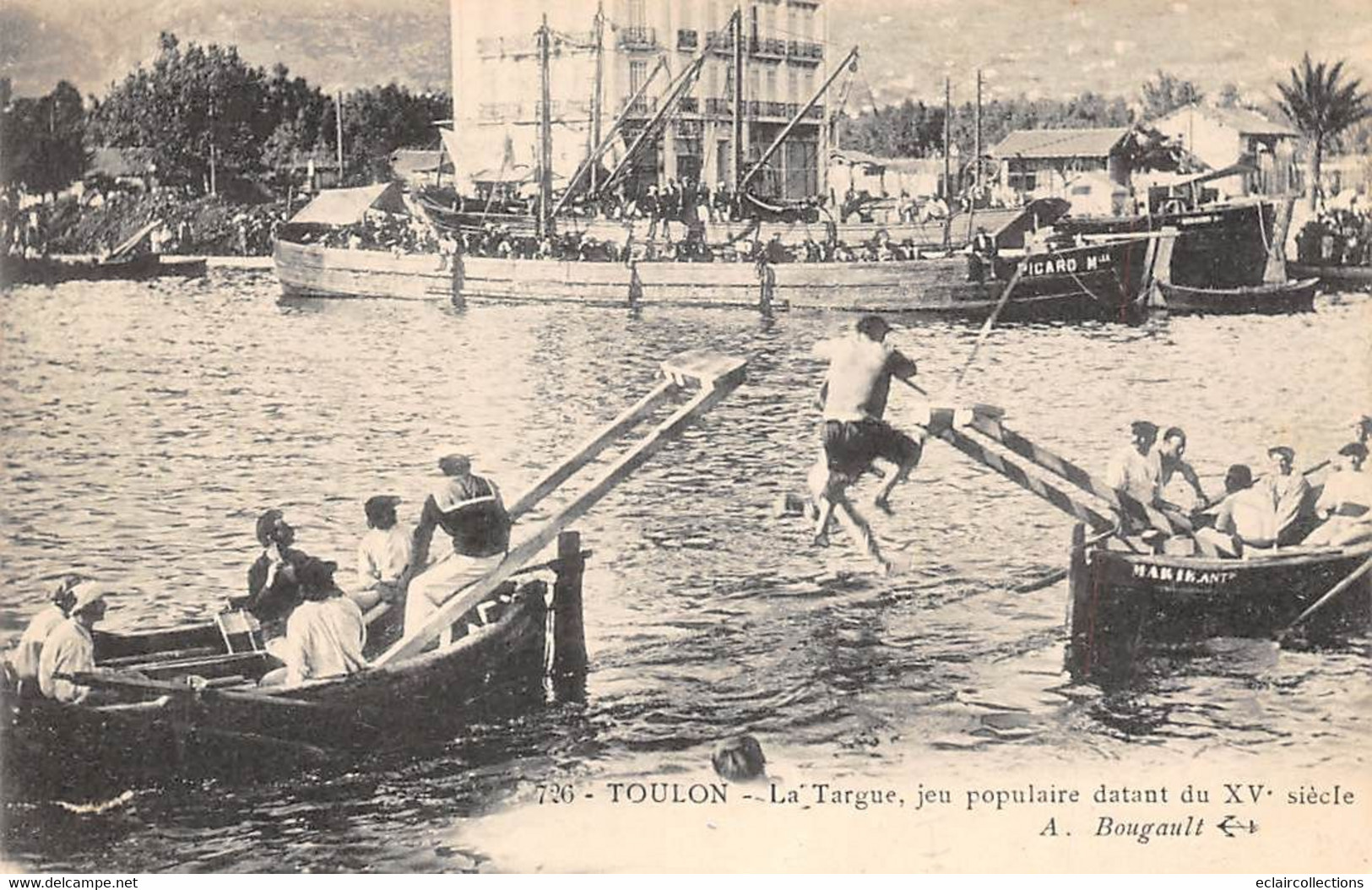 Toulon          83         La Targue  (joutes)     Jeu Populaire    .   (voir Scan) - Toulon