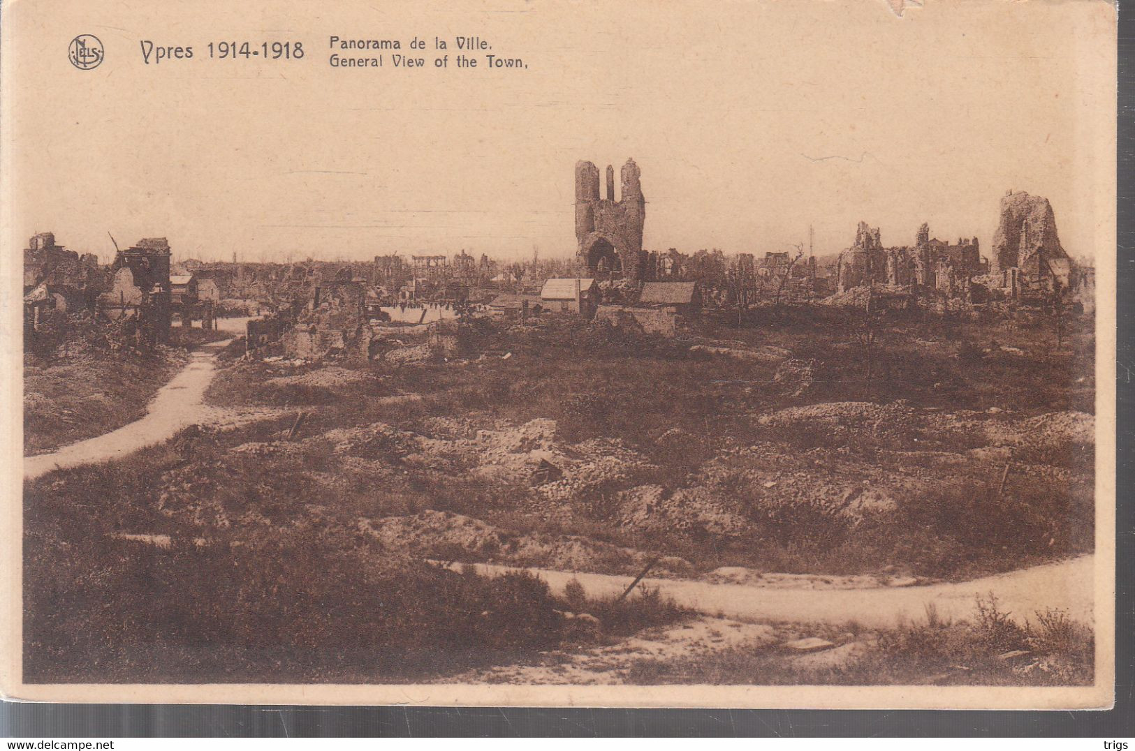 Ypres (1914-1918) - Panorama De La Ville - Ieper