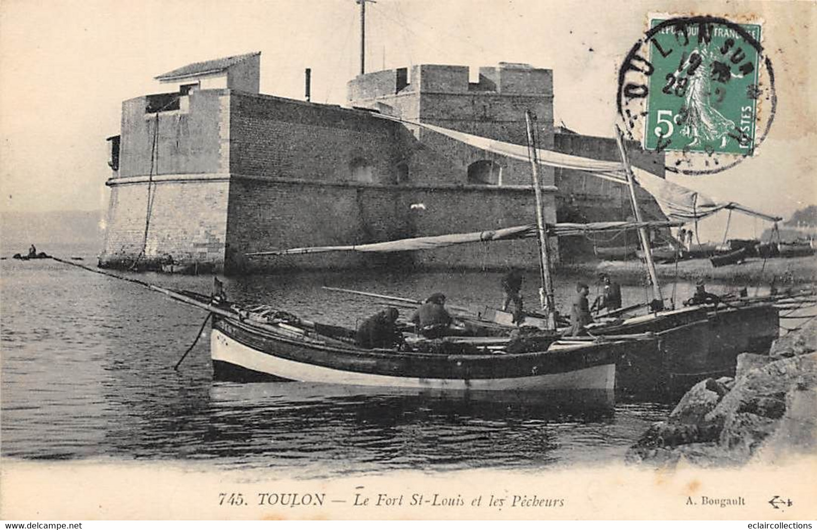 Toulon          83        Fort Saint Louis Et Les Pêcheurs     (voir Scan) - Toulon