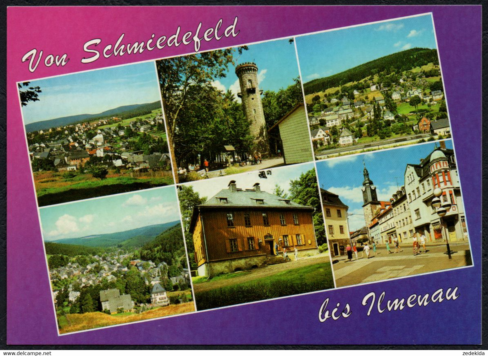 F1331 - TOP Schmiedefeld Bis Ilmenau - Bild Und Heimat Reichenbach Qualitätskarte - Schmiedefeld