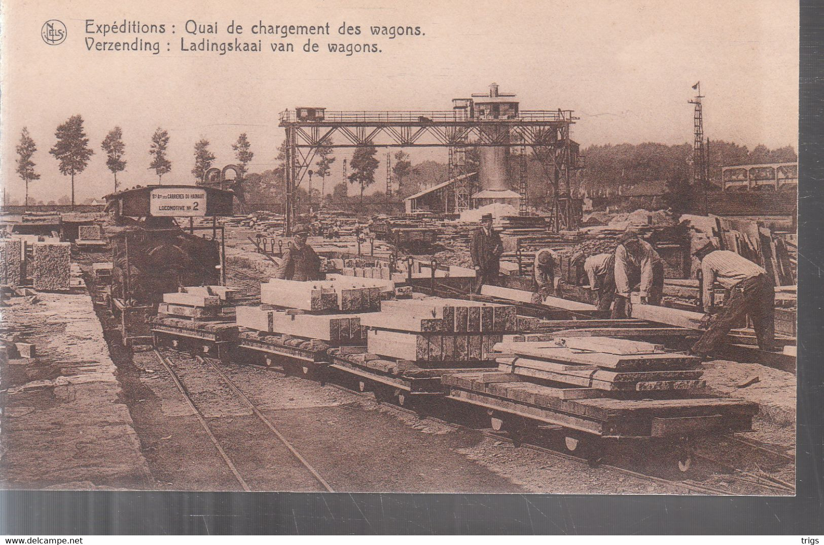 Soignies (Carrières Du Hainaut) - Expéditions: Quai De Chargement Des Wagons - Soignies