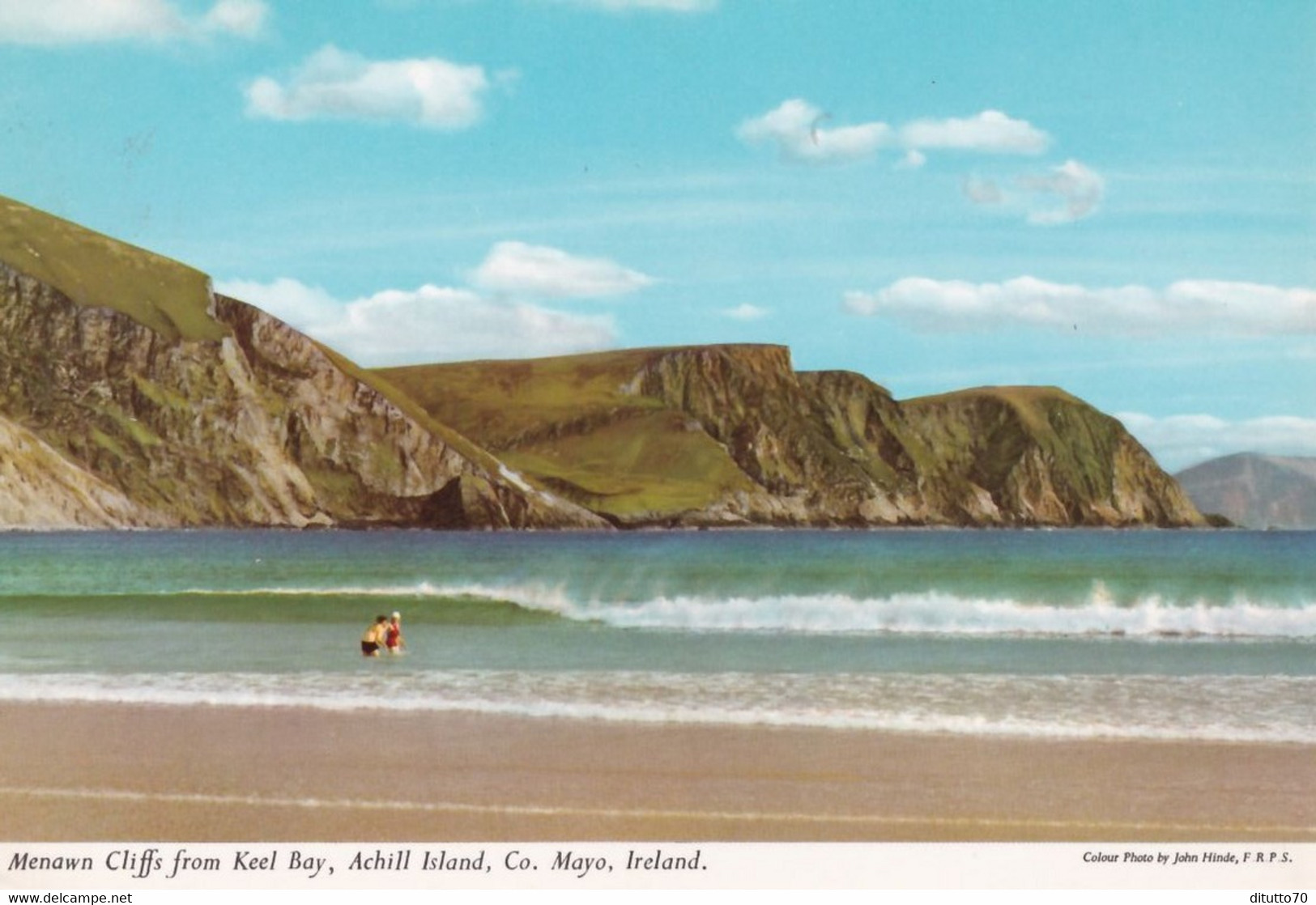 Menawn Cliffs From Keel Bay - Achill Island Co Mayo - Ireland - Formato Grande Non  Viaggiata – FE190 - Mayo