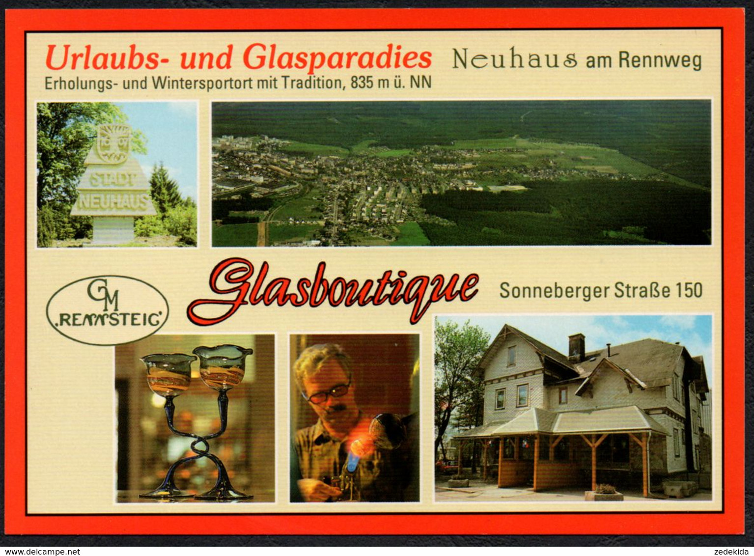 F1349 - TOP Neuhaus - Glasboutique - Bild Und Heimat Reichenbach Qualitätskarte - Neuhaus