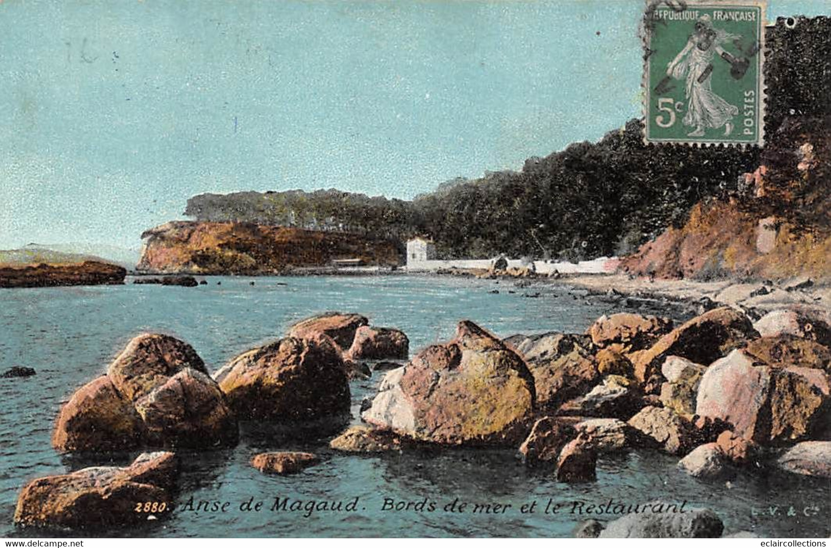 Toulon          83          Anse De Magaud  Bord De Mer Et Restaurant    (voir Scan) - Toulon