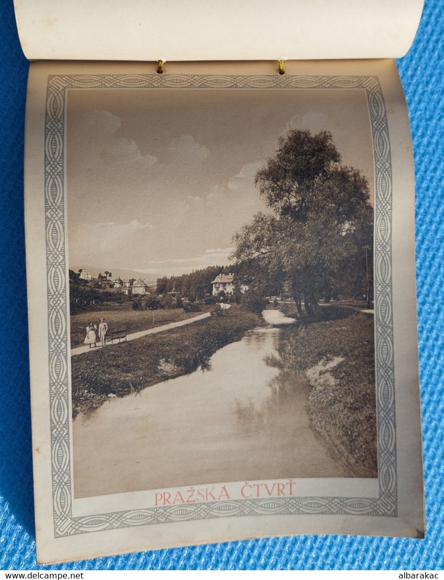 Lázně Luhačovice - Zlin region ,Old Album with 18 picture ,cca 1920, Slovacka Buda Slovakia