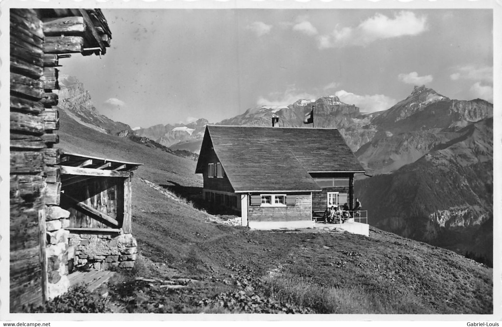 Naturfreunde Hütte Riedlig Mit Clariden Und Scheehorn - Andere & Zonder Classificatie