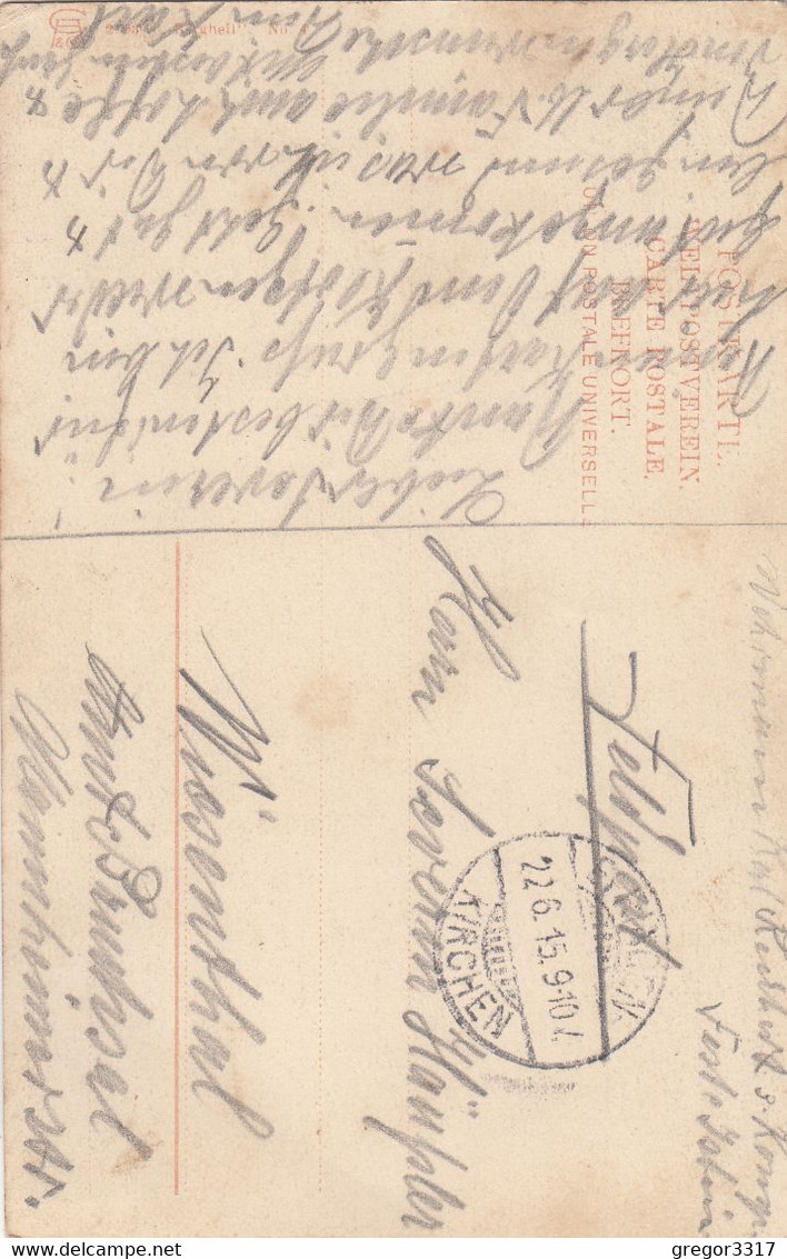 4740) CARL MOOS Signiert - Tolle Sehr Alte AK - 2 BERGSTEIGER -gel. FELDPOST 22.06.1915 - Moos, Carl