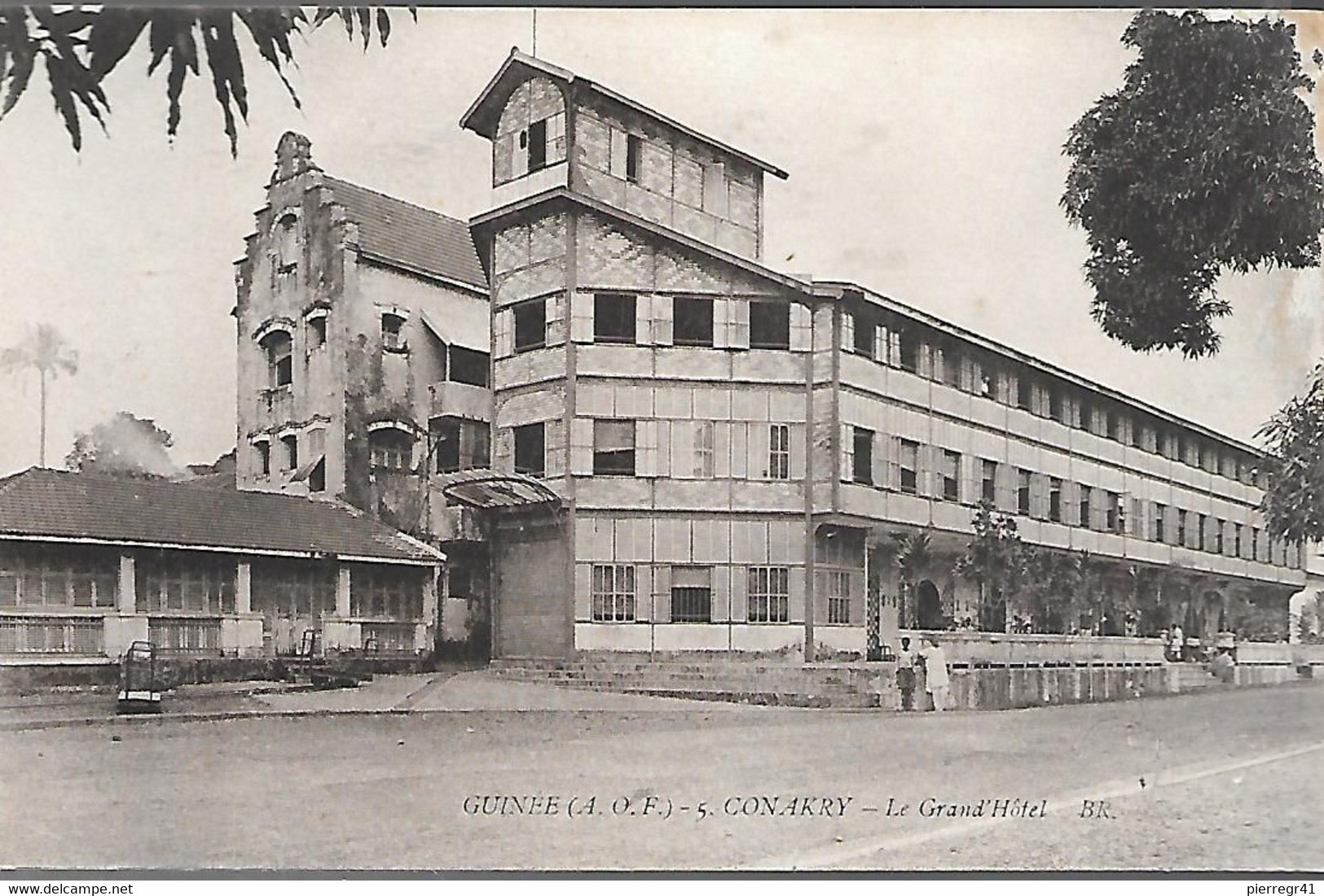CPA-1920-GUINEE-CONAKRY-Le Grand HOTEL-Edit Bloc Freres-TBE - Guinée