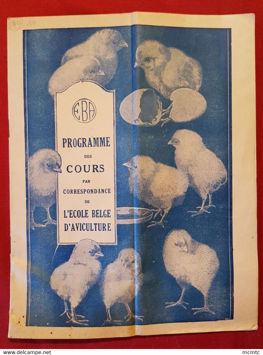 Programme Des Cours Par Correspondance De L'école Belge D'Aviculture - Altri & Non Classificati