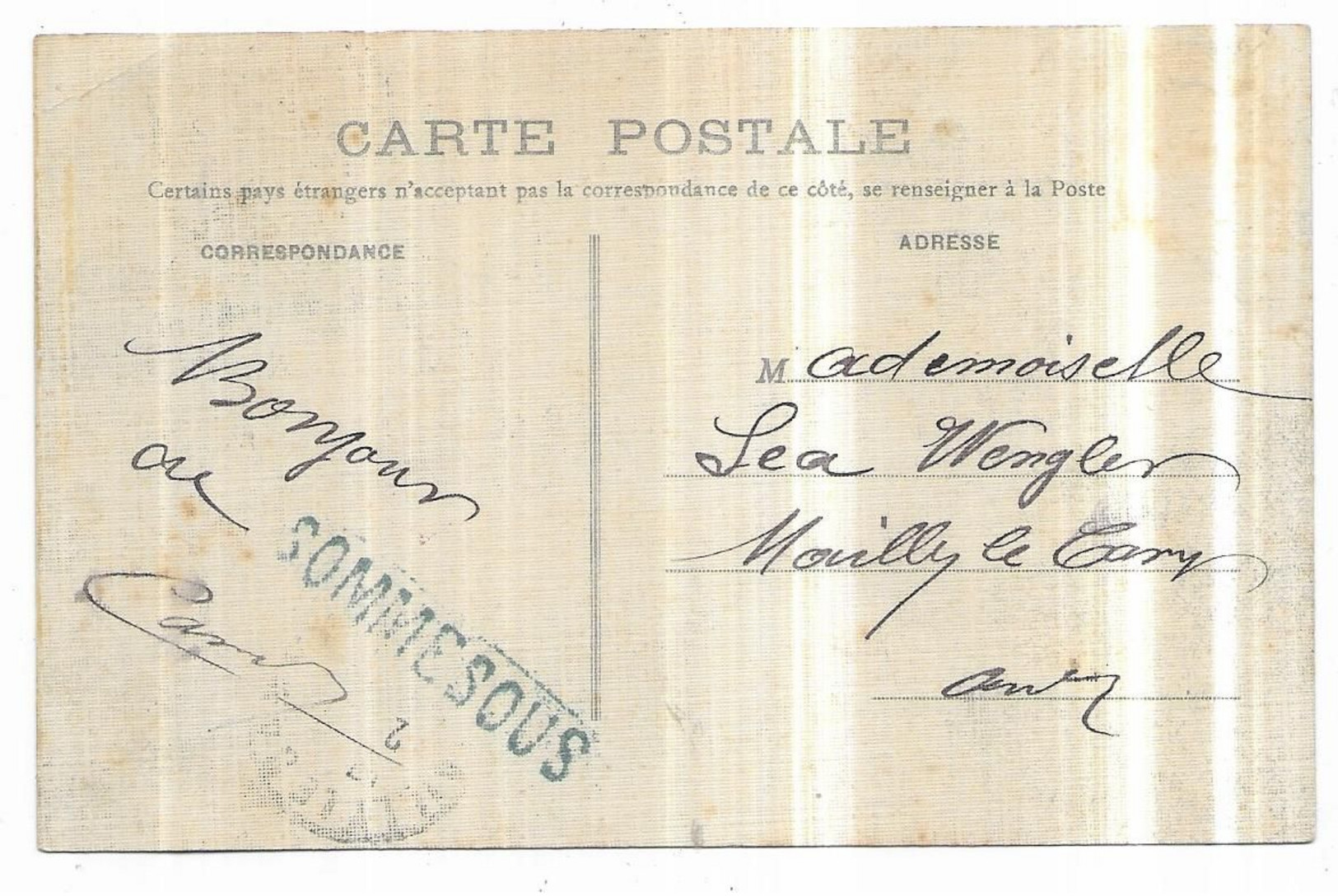 Sommesous La Fromagerie Et Route De Vitry (Carte Toilée Couleur) - Andere & Zonder Classificatie