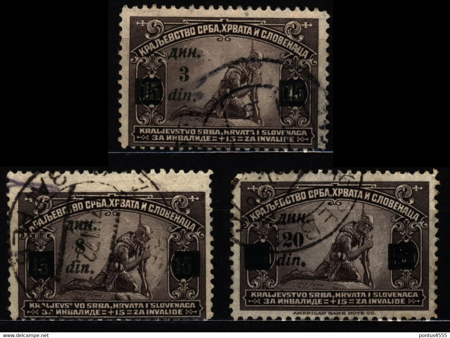 Yugoslavia SHS 1928 Mi 165_167 Issue For The Whole Kingdom - Otros & Sin Clasificación