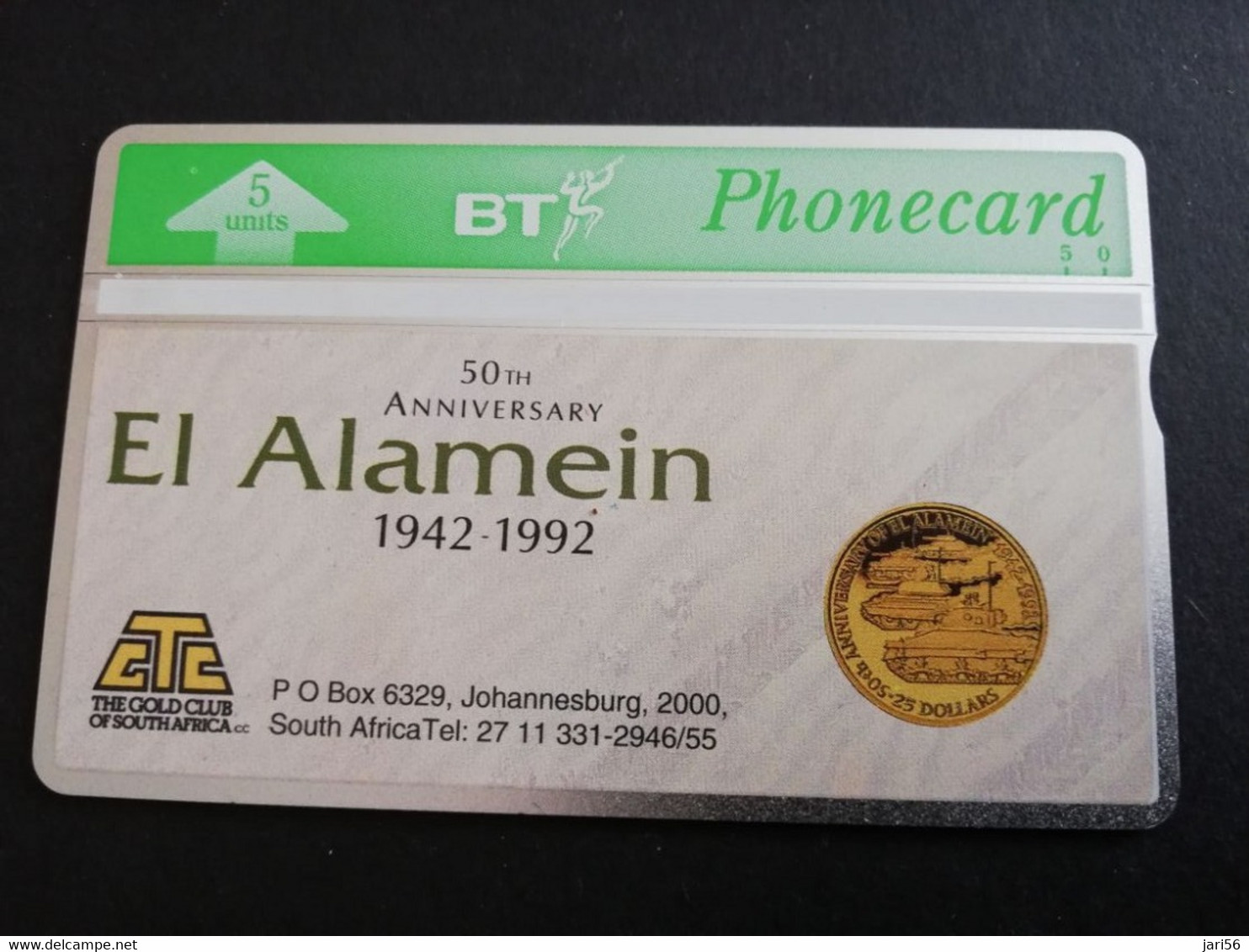 GREAT BRETAGNE   Phonecard Set 4x COINS ON CARD  United Kingdom, BT - El Alamein 2000 Ex - Coin, Military - BT**5526** - BT Emissioni Straniere