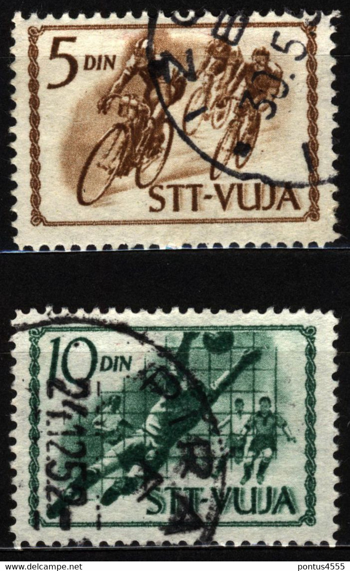 Yugoslavia Triest Zone B 1952 Mi 60-61 Sports - Used