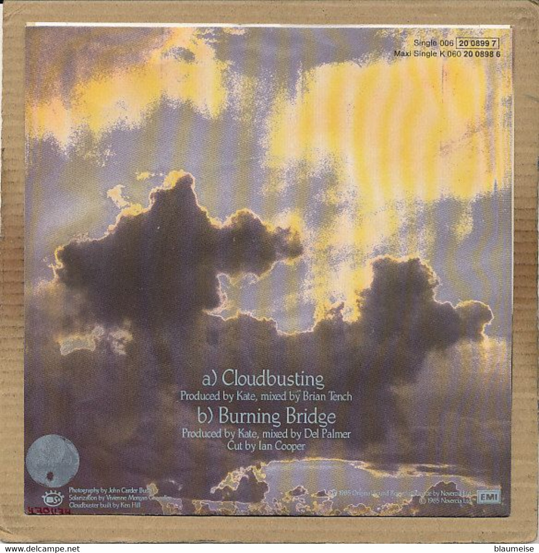 7" Single, Kate Bush - Cloudbusting - Disco, Pop