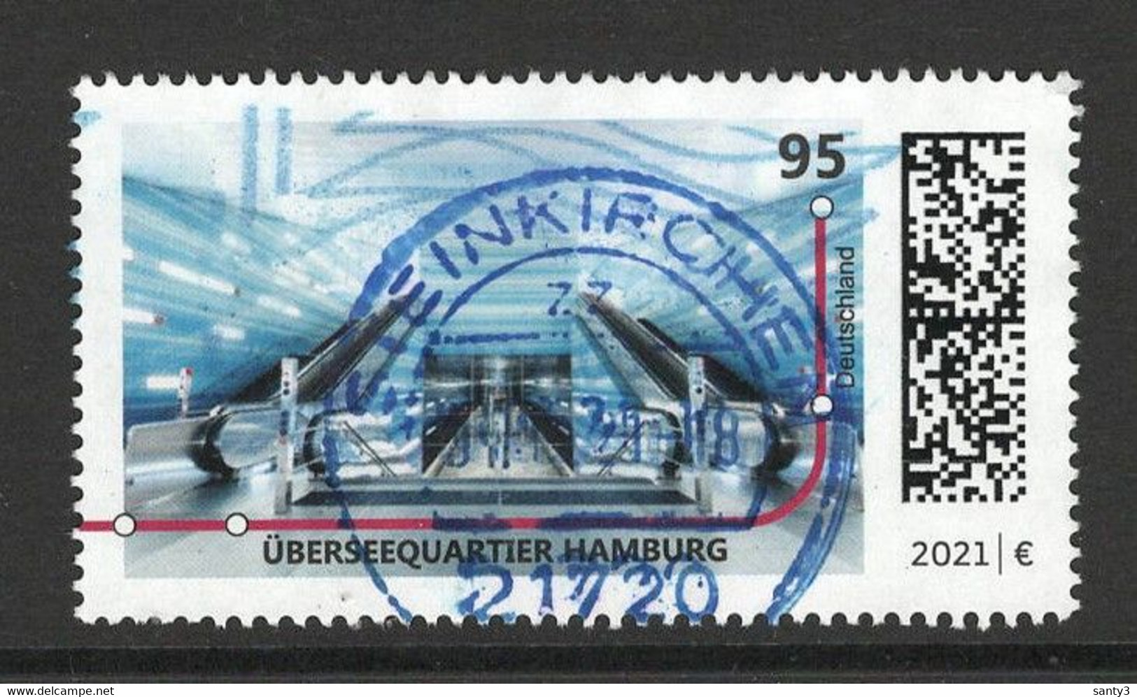 Duitsland 2021 Mi 3593 Hamburg, Prachtig Gestempeld - Used Stamps