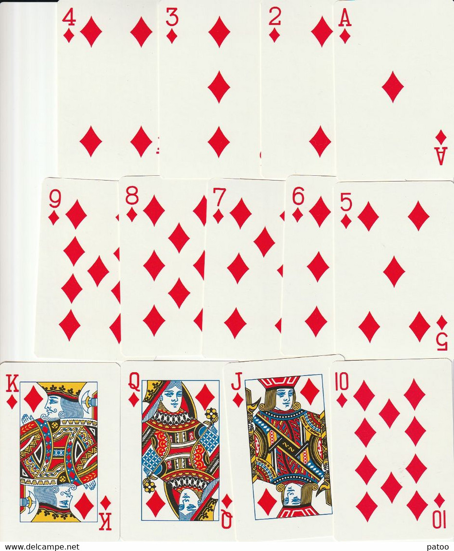 JEU DE CARTES PUBLICITAIRES BARCELONE (ESPAGNE ) NEUVES /FIGURES TETE BECHE /2 JOKERS /ETUI PLASTIQUE - 54 Cartes