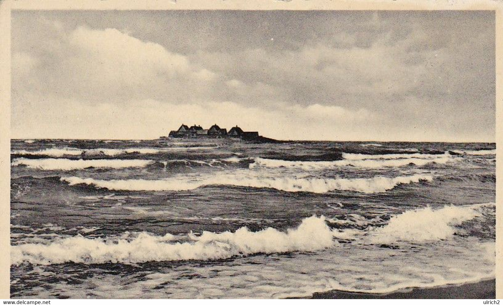 AK Hallig Langeneß Im Sturm  (56119) - Nordfriesland