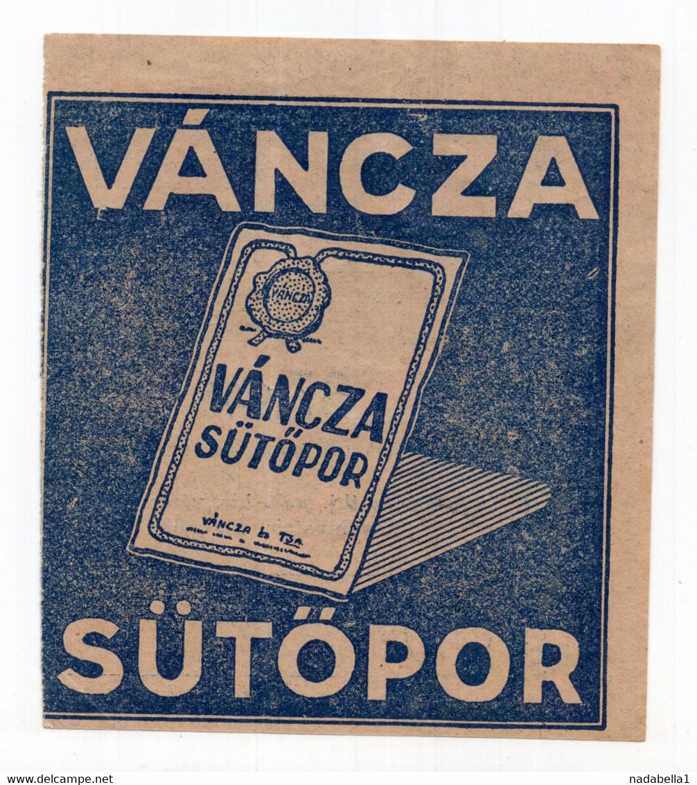 1925 KINGDOM OF SHS,SERBIA,SUBOTICA,SZABADKA,POSTAL MONEY ORDER,HUNGARIAN TEXT,VANCZA BAKING POWDER,ADVERTISEMENT - Otros & Sin Clasificación