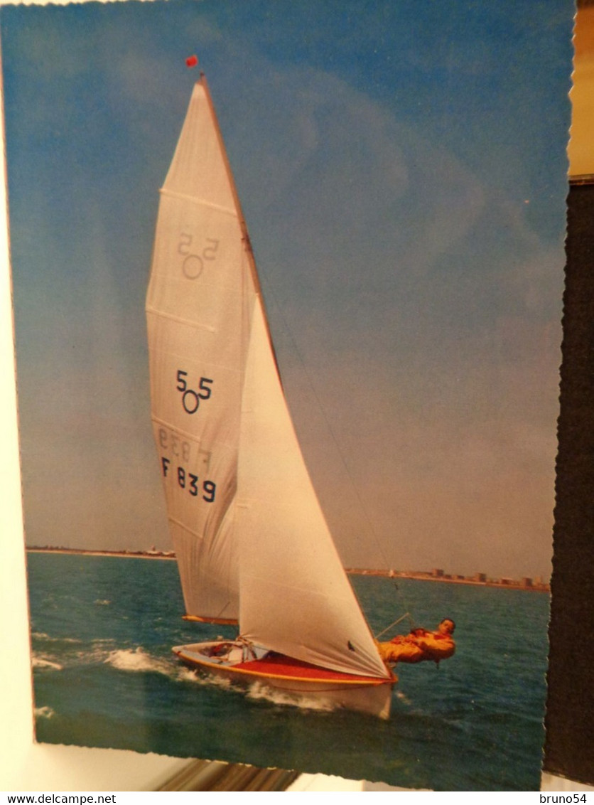 4 cartoline barche a vela sail boats