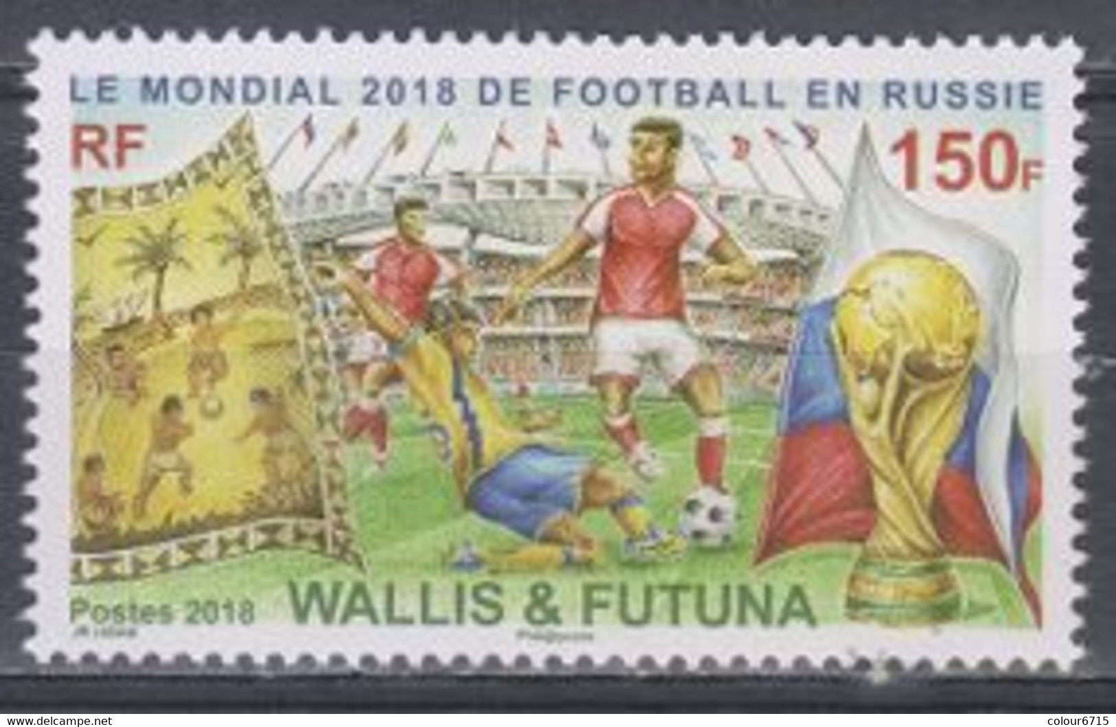 Wallis And Futuna 2018 Football - FIFA World Cup, Russia Stamp 1v MNH - Nuevos