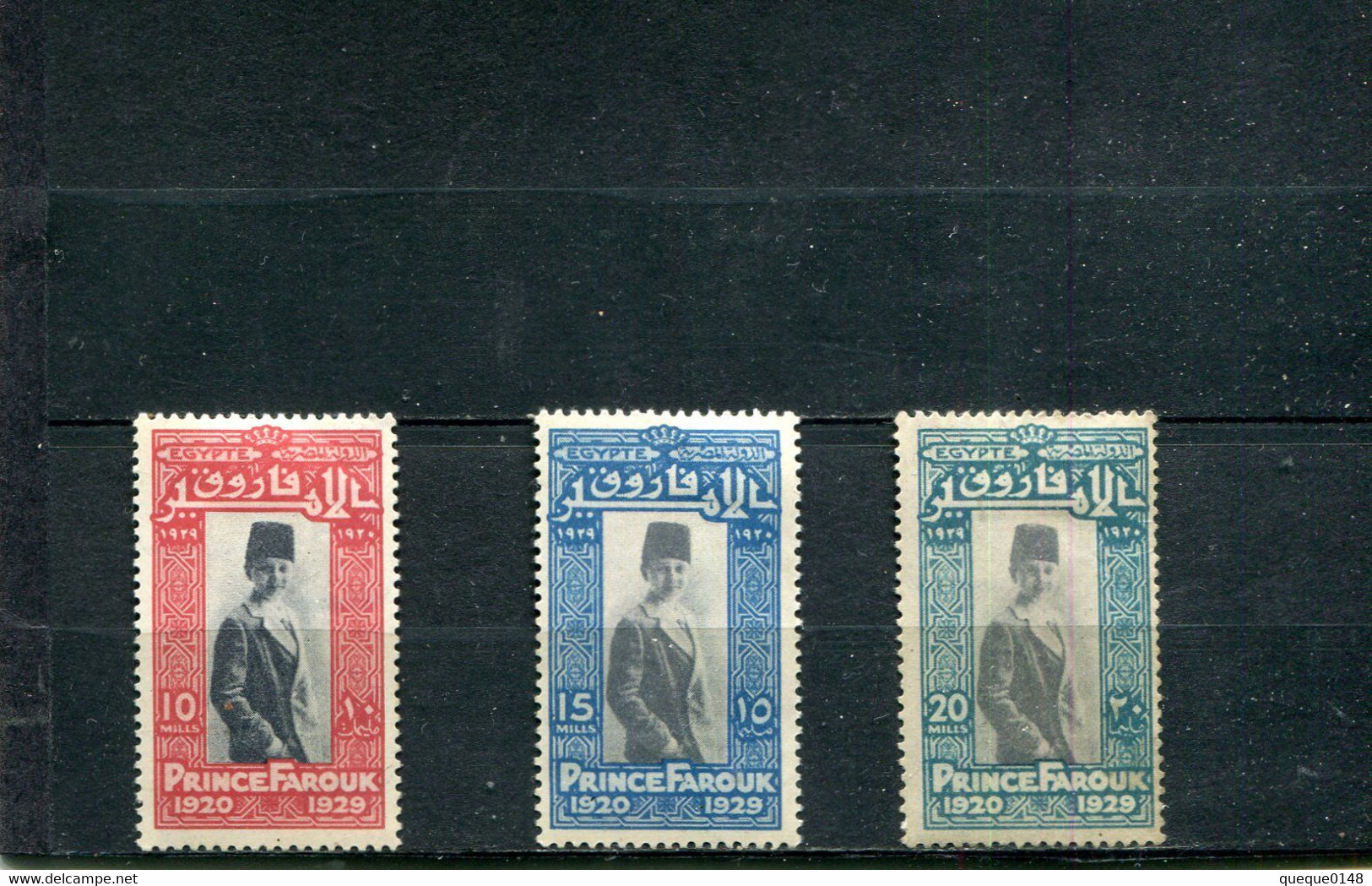 Egypte 1929 Yt 137-139 * - Nuevos