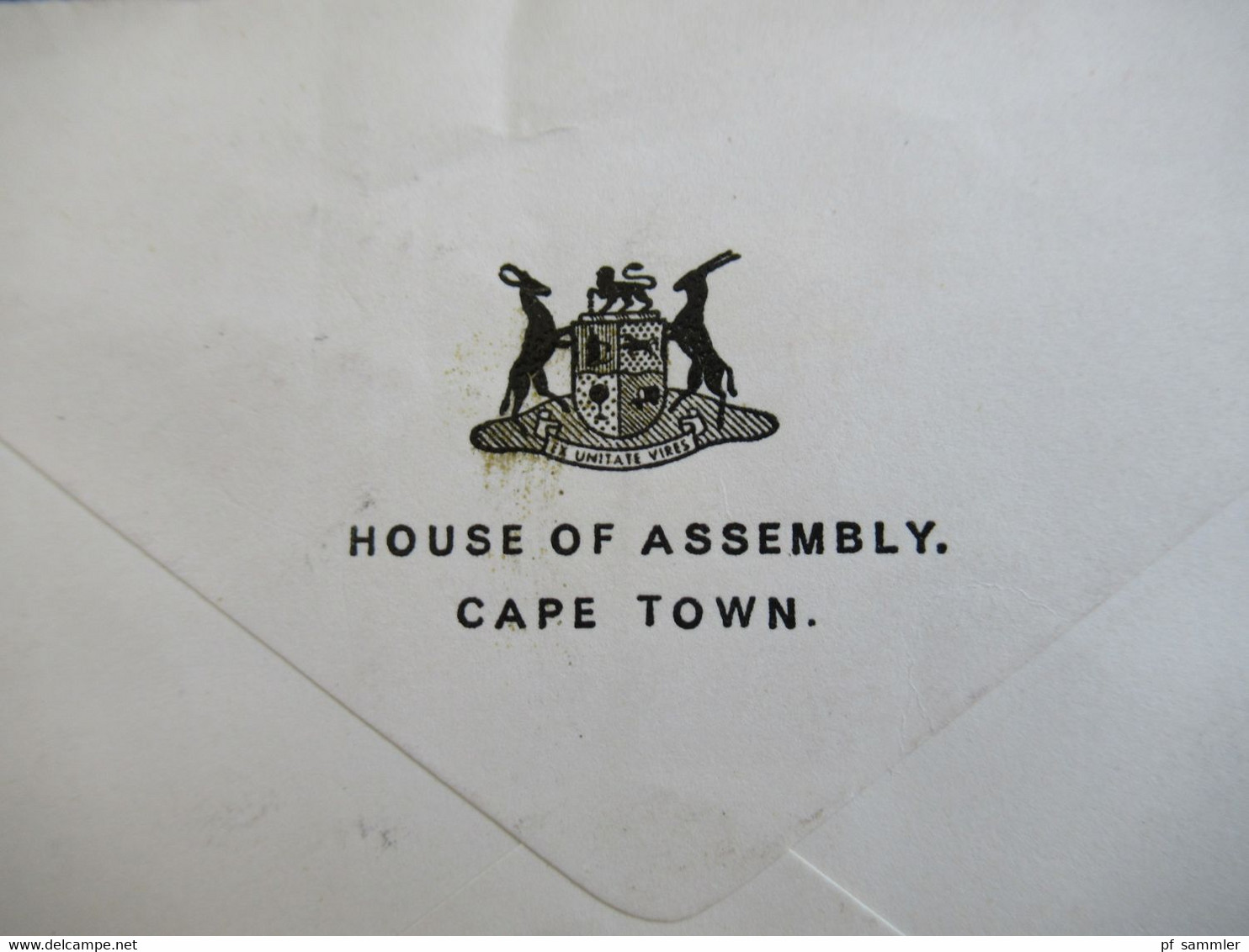Afrika / RSA / Süd - Afrika 1962 Stempel Houses of Parliament und Volksraad Kaapstad Amptelik Umschlag House of Assembly