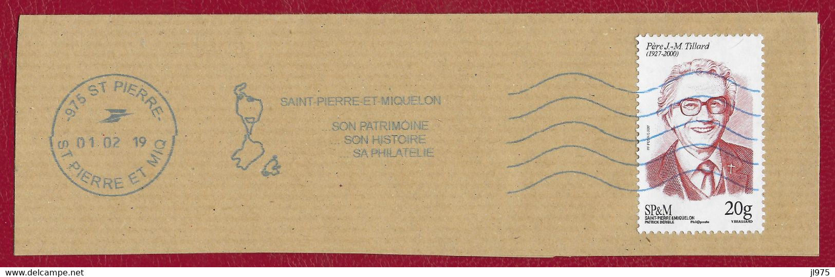 St.Pierre Et Miquelon 2017  Oblitéré YT 1190 " Père TILLARD " NEOPOST St.Pierre - Oblitérés