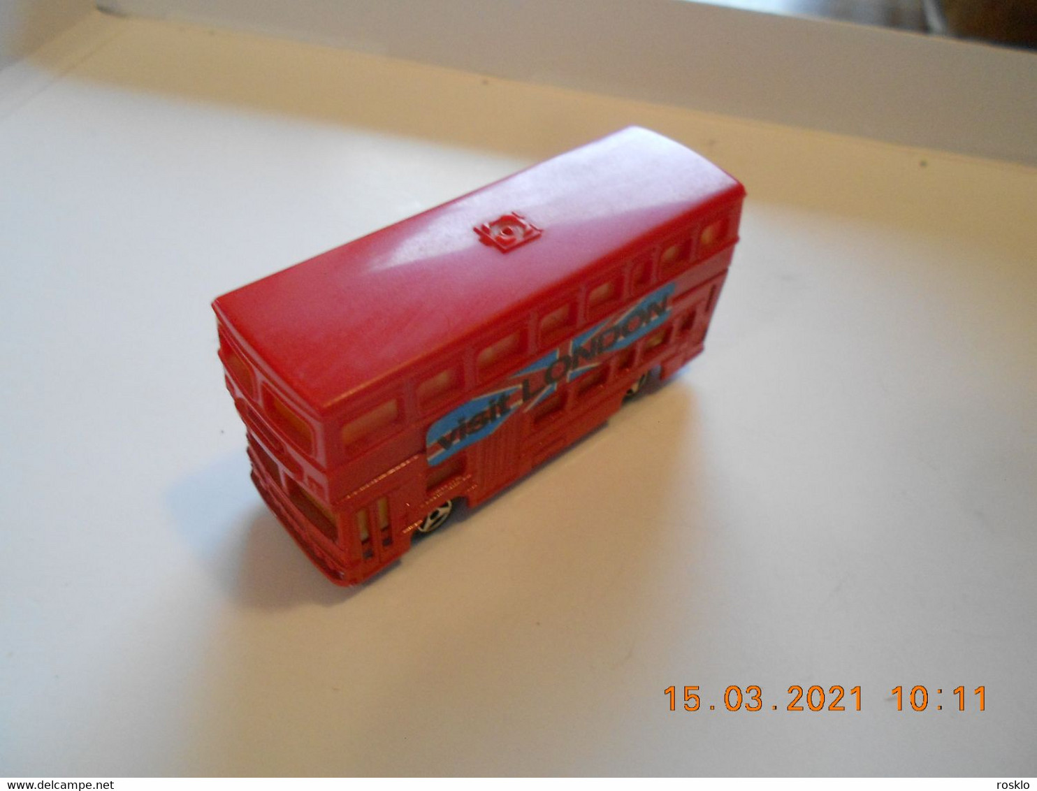 MAJORETTE 1970/80 / REF 286 / BUS DEUX ETAGES + VISIT LONDON - Scala 1:160