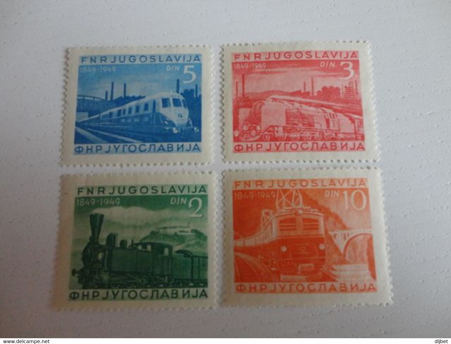 TIMBRE DE YOUGOSLAVIE CAT MICHEL N°583/586 MNH - Unused Stamps