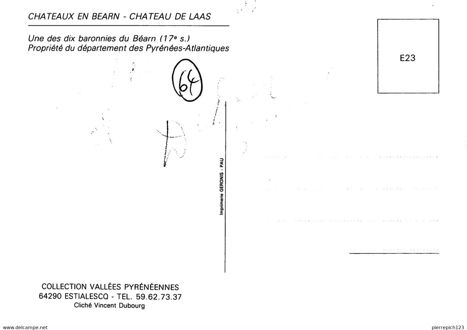 64 - Laàs - Château De Laàs - Other & Unclassified