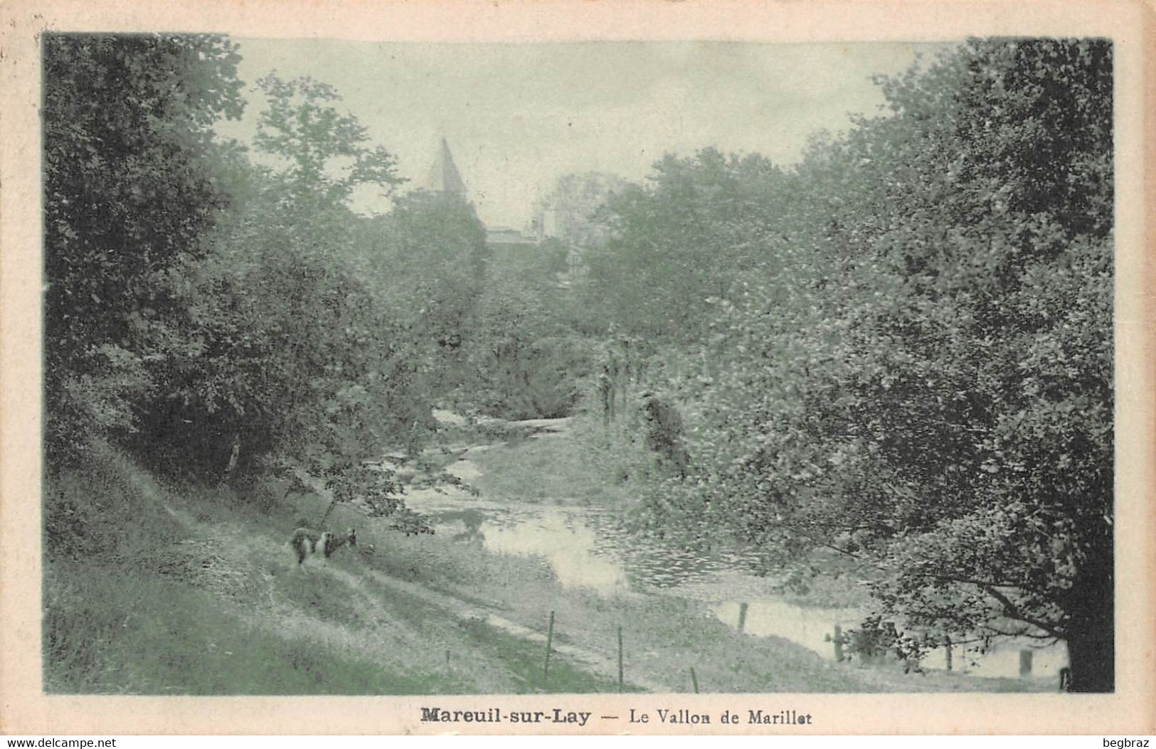 MAREUIL SUR LAY     VALLON DE MARILLAT - Mareuil Sur Lay Dissais