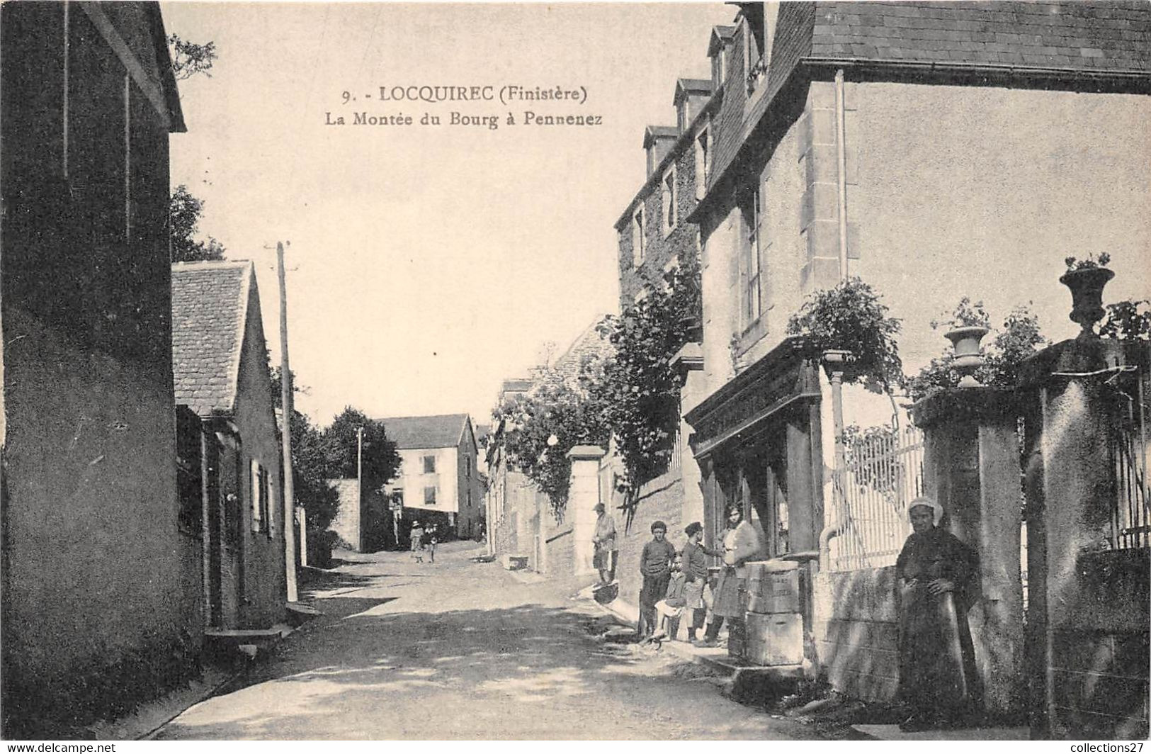 29-LOCQUIREC- LA MONTEE DU BOURG A PENNENEZ - Locquirec