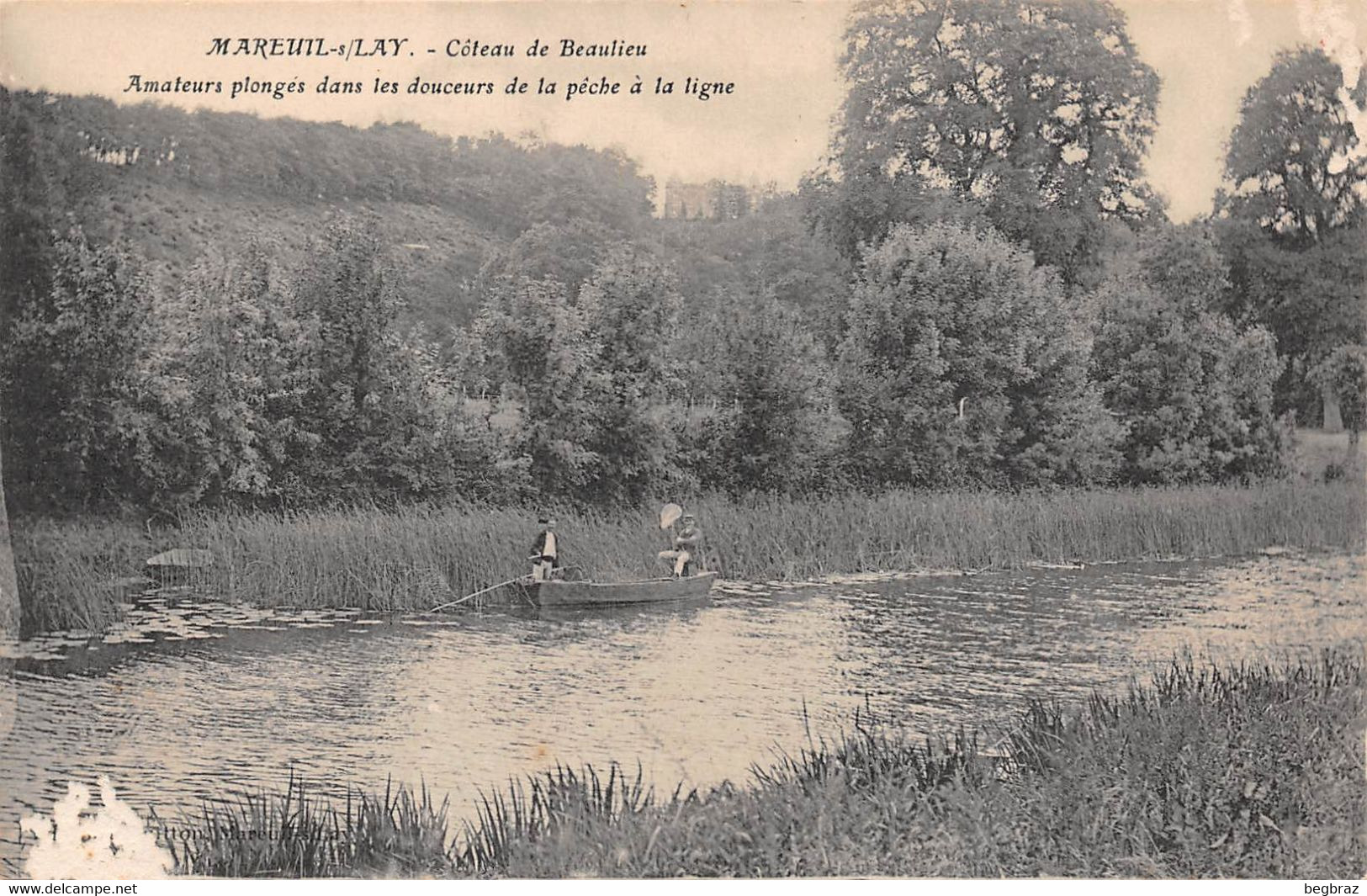 MAREUIL SUR LAY       COTEAU DE BEAULIEU  COIN DE PECHE - Mareuil Sur Lay Dissais