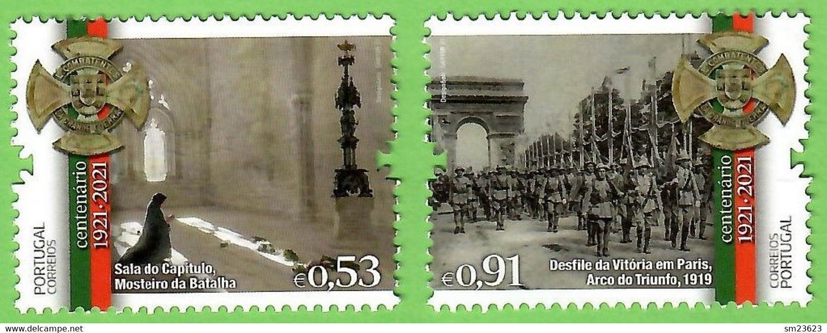 Portugal 09.04.2021 , Centenário Da Liga Dos Combatentes  - Postfrisch / MNH / (**) - Neufs