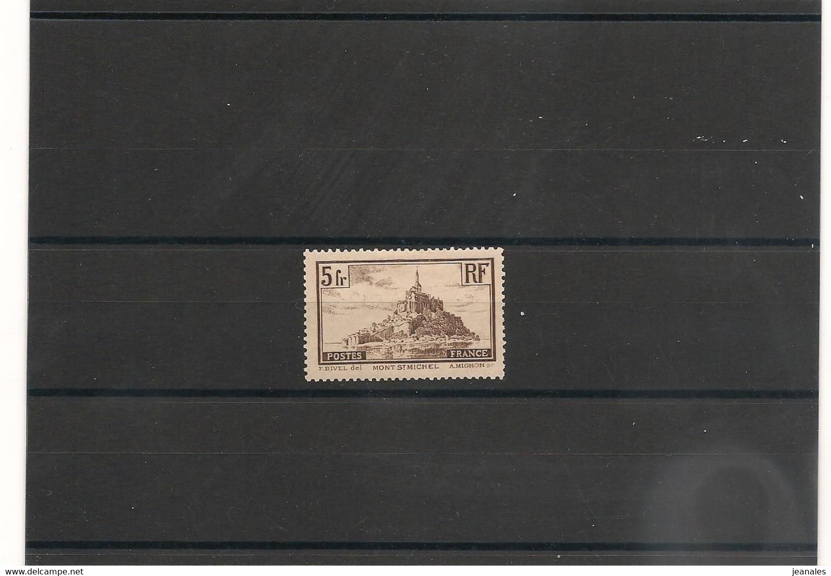 FRANCE 1929/31 MONT ST MICHEL N° Y/T : 260a*  Côte : 27,00 € - Unused Stamps