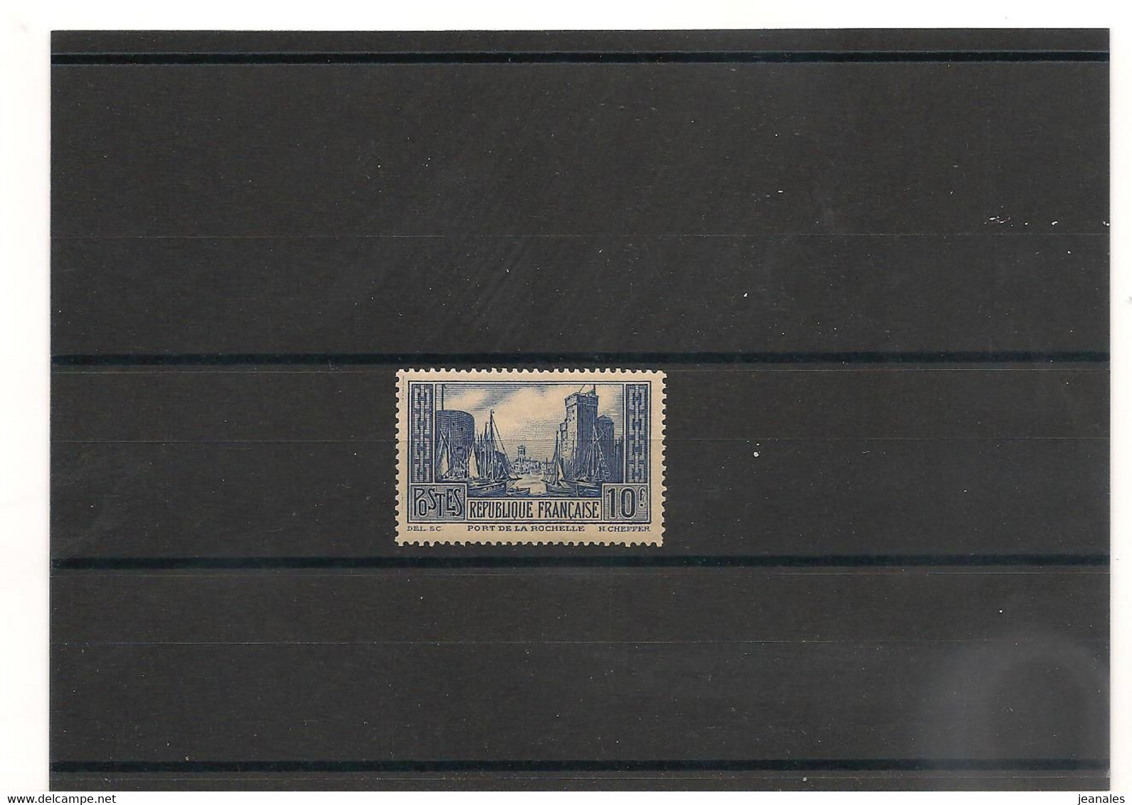 FRANCE 1929/31 PORT DE LA ROCHELLE  N° Y/T : 261* Côte : 84,00 € - Neufs