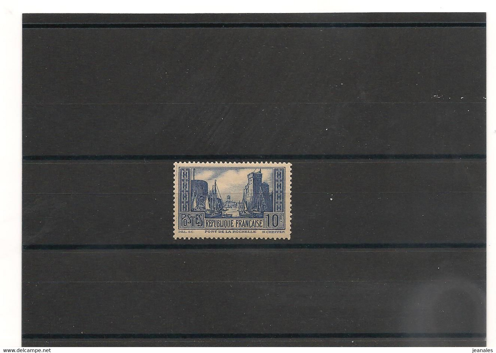 FRANCE 1929/31 PORT DE LA ROCHELLE  N° Y/T : 261* Côte : 84,00 € - Unused Stamps