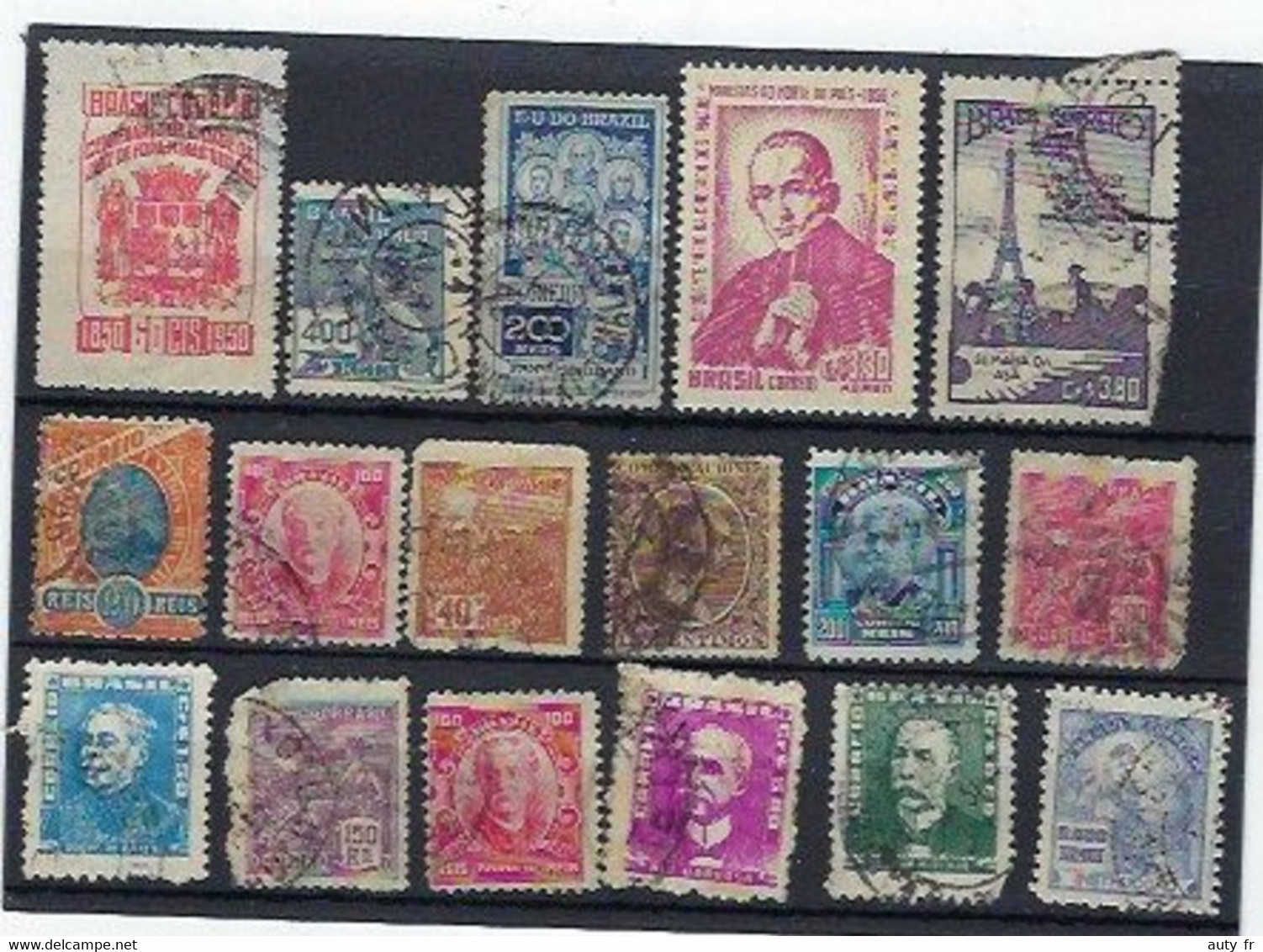 Lot De Timbres Anciens Du Brésil - Tous états - Old Stamps Of Brasil - Colecciones & Series