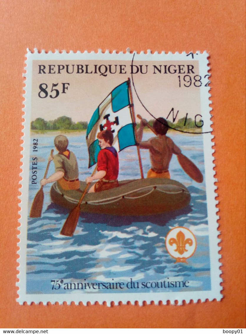 NIGER - Republic Of Niger - Timbre 1982 : 75ème Anniversaire Du Scoutisme - Niger (1960-...)