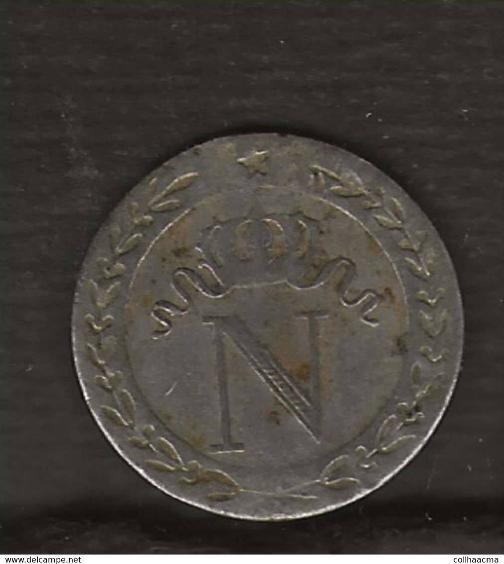 FRANCE / Monnaie Pièce 10 Centimes Cent. Napoléon Empereur N Couronnée 1809 B Rouen (variété Diamètre 19 Au Lieu De 18) - Autres & Non Classés