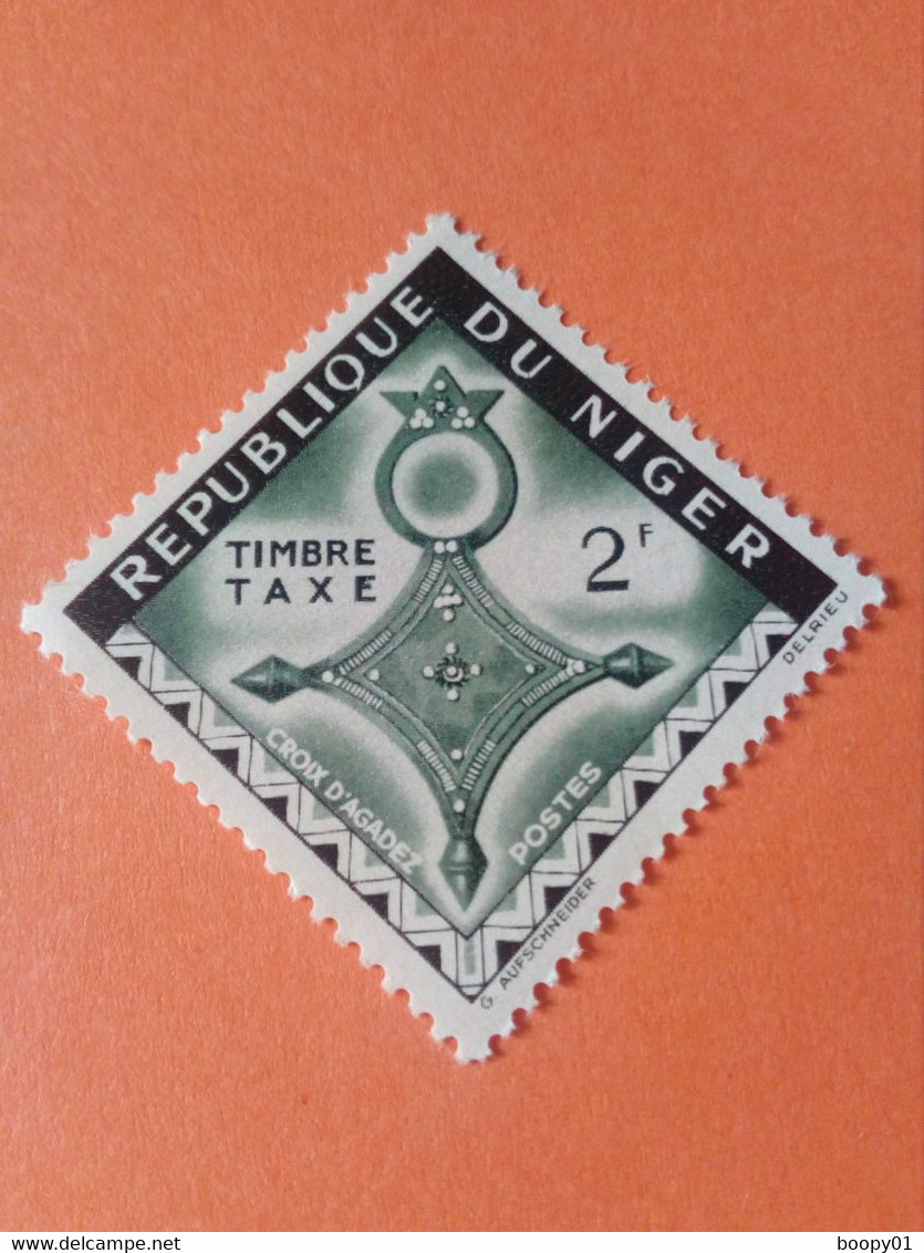 NIGER - Republic Of Niger - Timbre-taxe 1962 : Croix D'Agadez (Agadès) - Niger (1960-...)