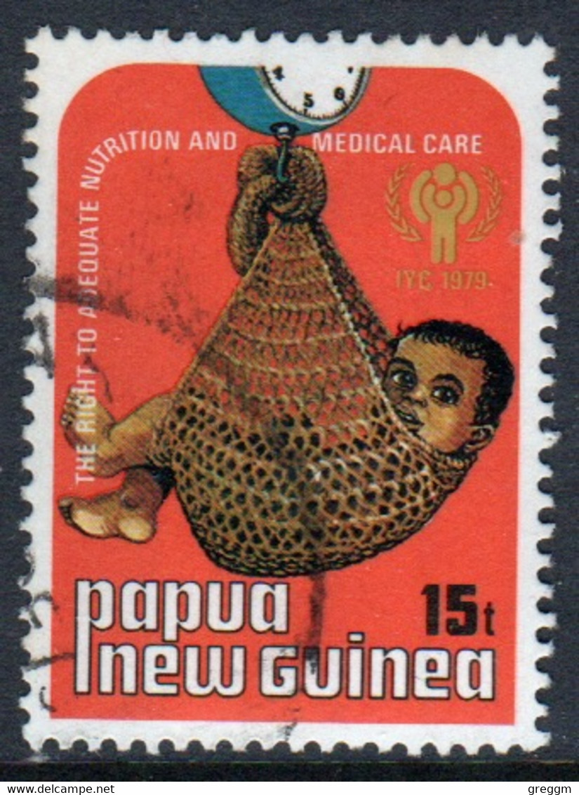 Papua New Guinea 1979 Single 15t Stamp From Year Of The Child Set In Fine Used Condition - Papua New Guinea