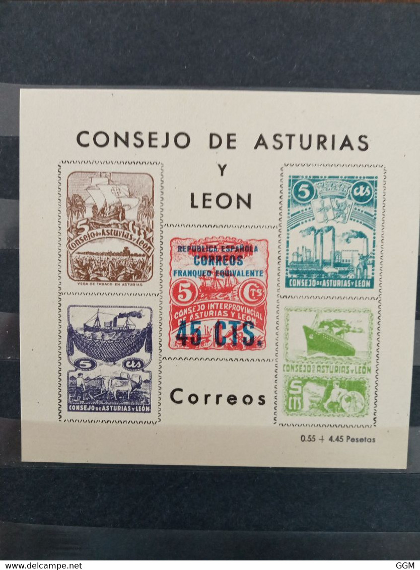 España. Asturias Y León. República. Serie.** - Asturias & Leon