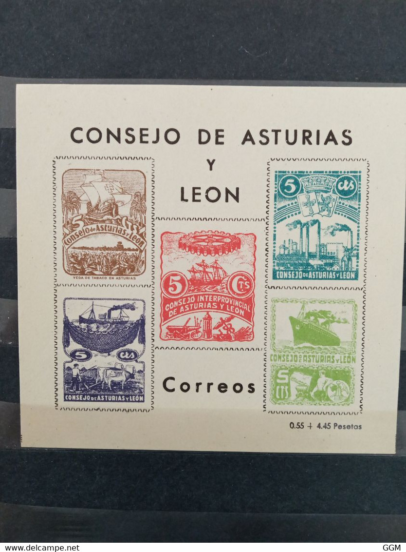 España. Asturias Y León. República. Serie.** - Asturias & Leon