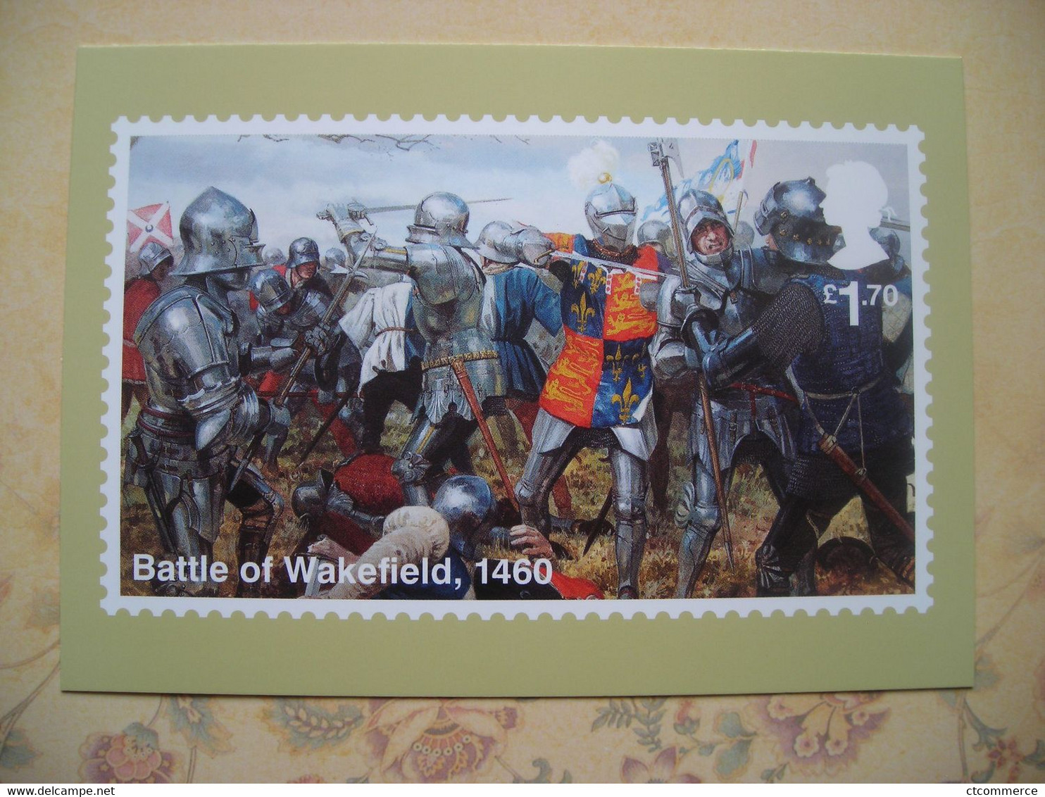 PHQ The Wars Of The Roses, Les Guerres Des Roses, Battle Of Wakefield, Bataille De Wakefield 1460 - Stamps (pictures)