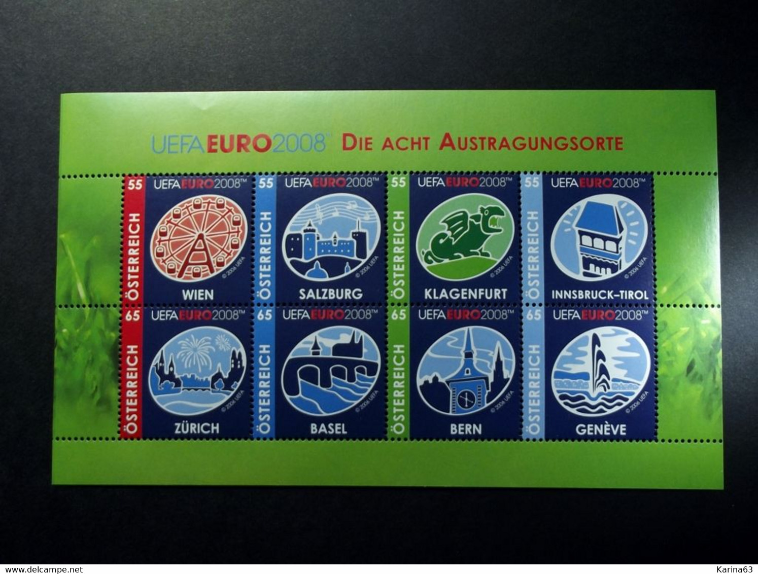 Österreich - Austriche - Austria - 2008 - 2697/04  - Postfrisch - MNH - Fussball-Europameisterschaft - UEFA EURO 2008 - Unused Stamps