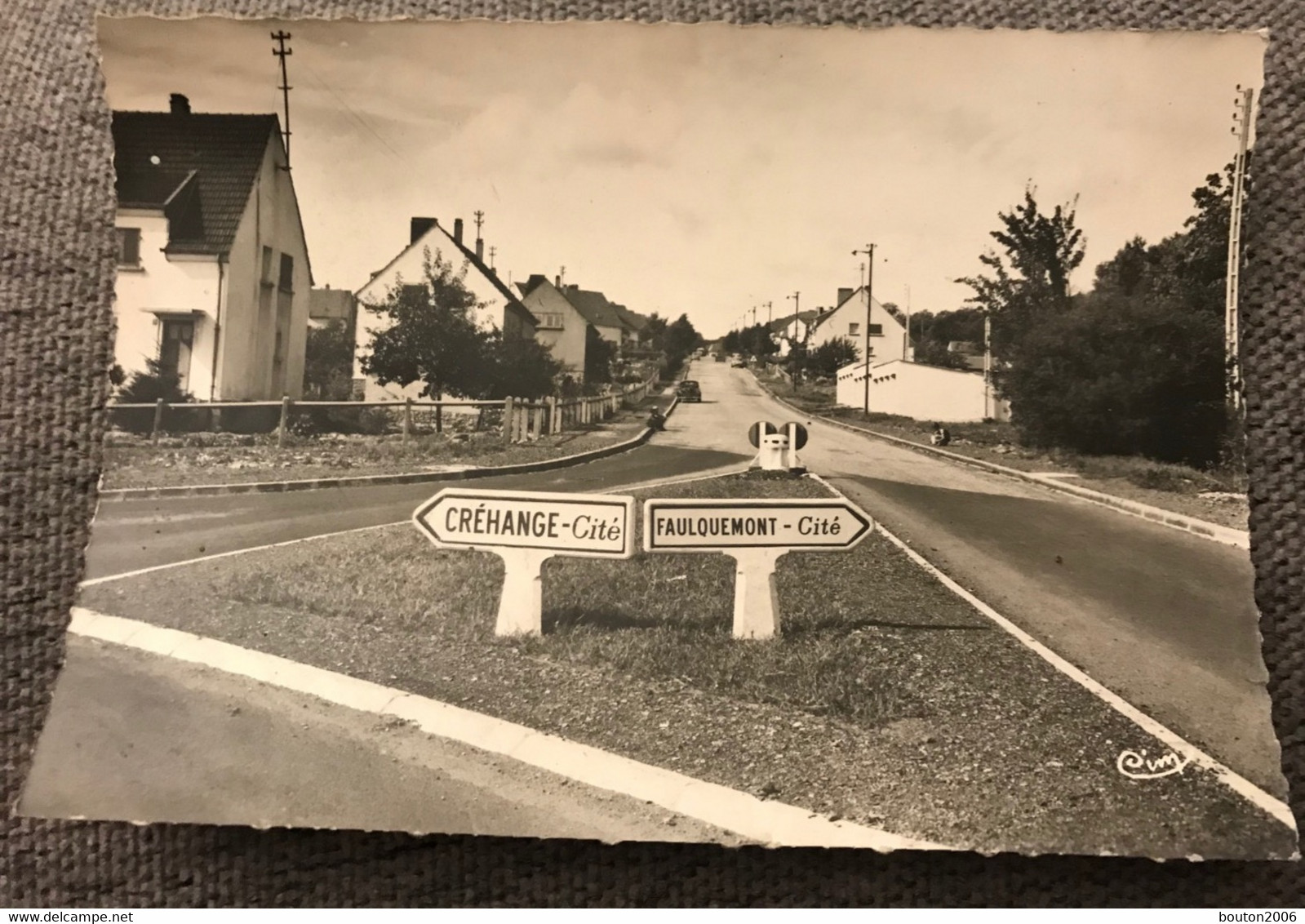 Faulquemont Créhange 1957 Panneau Mineur Cité Minière Freyming Merlebach Saint Avold - Faulquemont