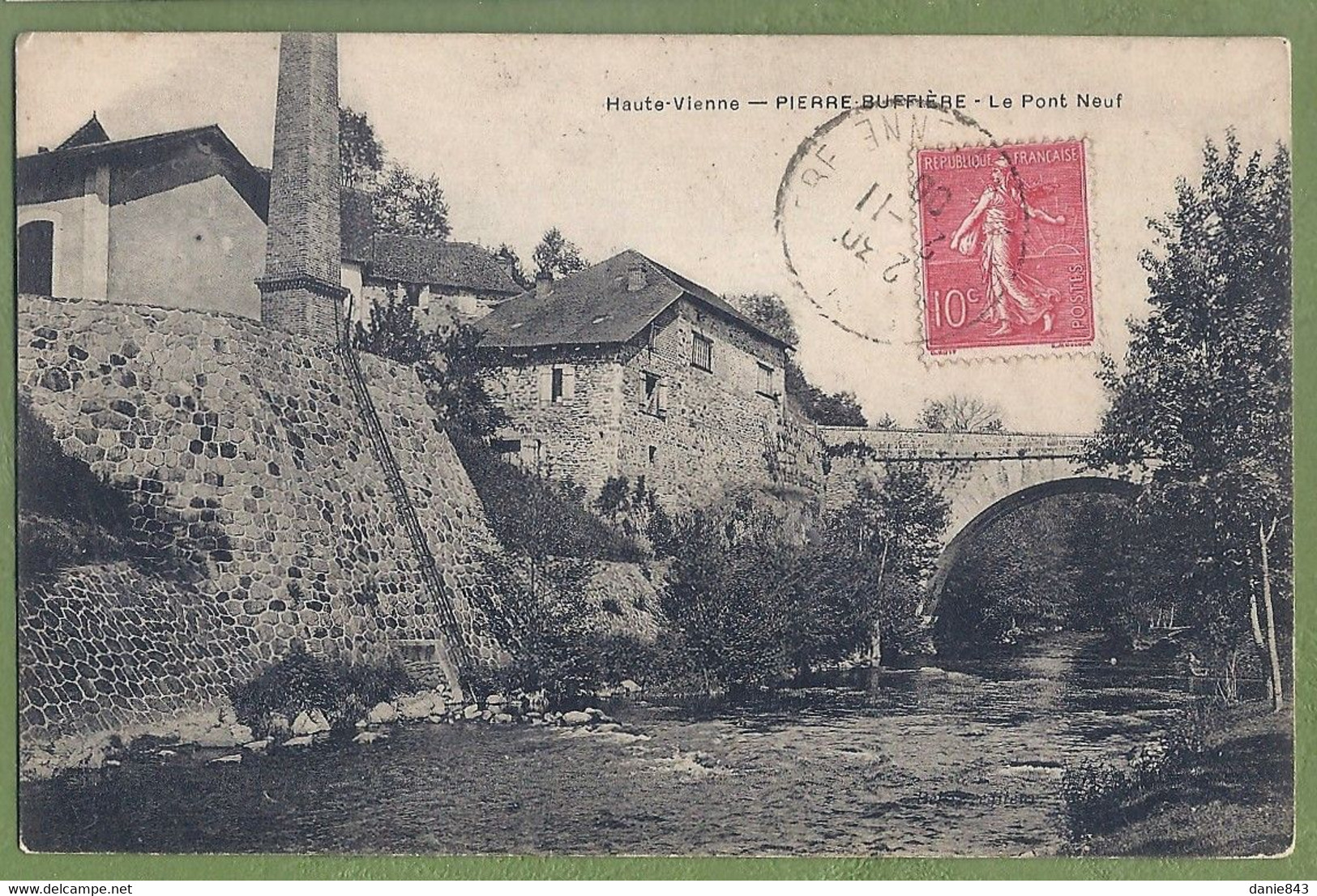 CPA - HAUTE VIENNE - PIERRE-BUFFIERE - LE PONT NEUF - - Pierre Buffiere